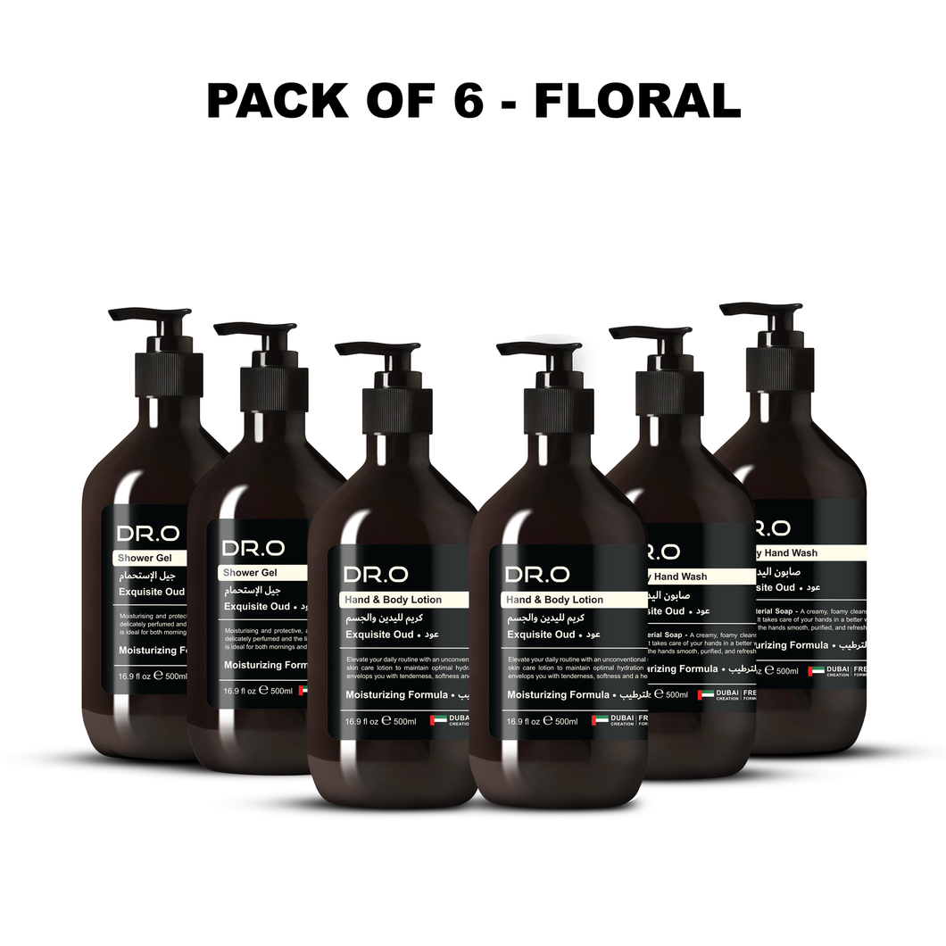 Premium DR.O Bundle Pack 6pcs - Floral